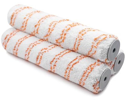 ROLLINGDOG 12 Inch Roller Sleeve - 12 Paint Roller Sleeve, 1/2(12mm) Nap, for Professional & DIY Projects, Semi-Smooth to Semi-Rough Walls and Ceilings