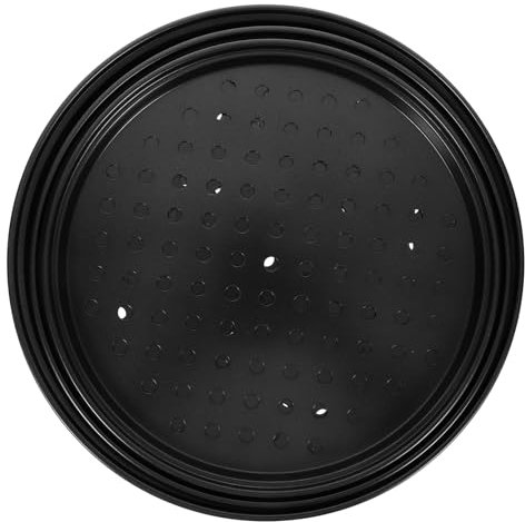 Warmhm 3pezzi Teglia Per Pizza Con Fori Teglia Rotonda Antiaderente Per Forno Set Dimensioni Diverse Per Cottura Uniforme Adatta Per Biscotti e Pane