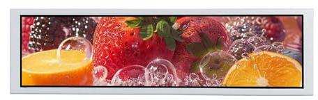 VSDISPLAY 9,1 Zoll IPS LCD Monitor für D32 PC-Gehäuse & Zweitbildschirm | 462x1920 Ultra-Wide-Display, 400 Nits, DIY CPU GPU Temp Monitor
