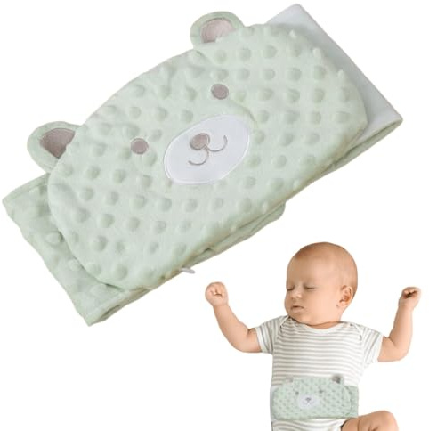 JUGUTA Ceinture Anticolique Micro-ondable pour Bébé Sac Swaddling Chaleur Peluche Chauffante