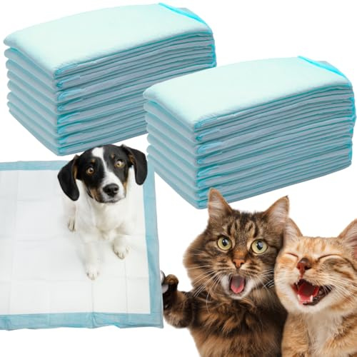 Miximi Trainingspads für Hunde 100 Stück, 60x90 cm - Wickelunterlage Einweg und Welpen Unterlagen - Saugfähige Unterlage, Reißfest und Hautfreundlich - Welpen Zubehör für Zuhause und Reise