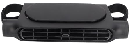 EOJDDPA Ventilatore per auto USB Sedile posteriore Potente raffreddamento Ventola di ventilazione a ricircolo d'aria a basso rumore regolabile a 3 velocità per camion SUV RV (Nera)