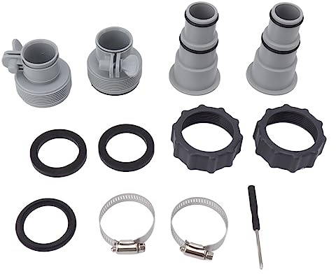 WIHFHGZ Schlauchadapter Mit Überwurfmutter, Schlauchverbinder Aus PP Kunststoff, 215g – Sichere Abdichtung, Langlebiges Material Für Gewindepumpenanschluss