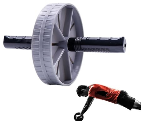 Rodillo de abdominales | Equipo de rodillo de abdominales con mango cómodo, equipo de entrenamiento para gimnasio, fitness corporal y fuerza, logra músculos centrales tonificados