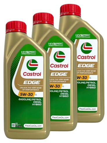 Castrol Edge 5W-30 LL 3x1 Liter - Motoröl - (3L Set)