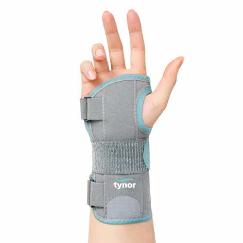 TYNOR Wrist Splint Ambidextros, Grey, Small, 1 Unit