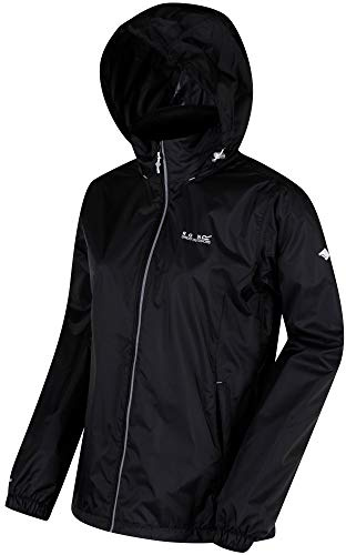 Regatta Womens Corinne IV Waterproof Soft Shell Jacket Pack-Away Hiking Walking Coat 16 Washed Denim