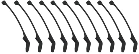 Korda D-Rig Kickers, Karpfenangeln Haken, 10 Stück, robuste Rig Tubes, schnelle Montage, ideal für Pop-Ups und Bodenköder, perfekter Dreheffekt, reißfestes Material