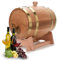 Barril de roble para vino, 1,5/3/5/10 l, barril de roble para vino, whisky, tequila, dispensador de vino, barril de madera, a prueba de fugas (5L)