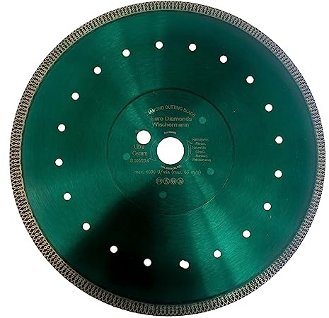 EDW Profi Diamant-Trennscheibe Keramik Super Ultra, 300 mm x 25,4 mm, Fliesentrennscheibe, zum Schneiden von Fliesen, Feinsteinzeug, Keramik, Naturstein, Granit, Marmor