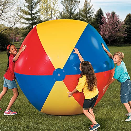 EUPXRHY Pallone Gonfiabile da Spiaggia, Pallone Gigante Gonfiabile Palloni Gonfiabili Giganti, 80cm 100cm 120cm 130cm 150cm 180cm 200cm Pallone da Spiaggia Gonfiabile Gonfiabili Giganti,100cm(3.3ft)