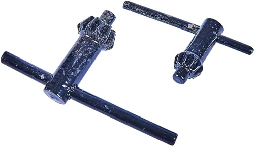 2 Pieces Chuck Key Set Drill Machine Lathes Pillars Tools Home Garage DIY