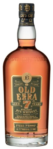 Ezra Brooks Rye Whiskey Barrel Strength 7YO | Rye Whiskey in Fassstärke | Aromatisch & Komplex | Noten von Eichenholz, Schwarzem Pfeffer, Tabak, Zimt, Karamell & Vanille | 1 x 700ml
