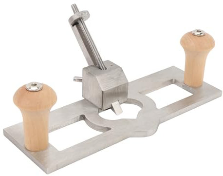 Router Plane Strumento per la Lavorazione del Legno Portatile Pialla per Legno a Mano Regolabile Strumento per Rasatura del Legno in Acciaio Inossidabile con Arresto di
