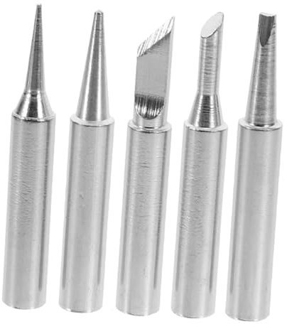ROMISBABA 5stücke Lötspitzen Lötstation Schweißspitze Zubehör Ersatzspitze Für Lötkolben Lötspitzen-ersatz Vielseitig Für Elektronische Reparaturen
