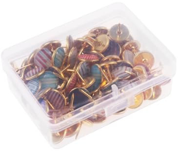 DIYEAH Reißzwecke 120-teiliges Epoxid-reißzwecken-Set Dekorative Reißzwecke Aus Metall Für Bulletin Board