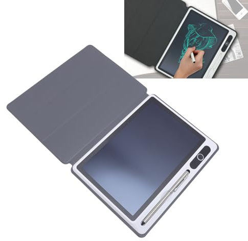 LCD Schreibtafel für Erwachsene, Flexibles LCD Zeichentablett mit Smart Lock Bildschirm, Zeichenbrett für den Täglichen Gebrauch bei der Geschäftsarbeit (Black)