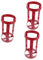 Angoily 3 Piezas extintor de incendios soporte extintor incendios soporte extintor pared manos coche extintor furminador extintor coche soporte para extintor accesorio extintor acero rojo