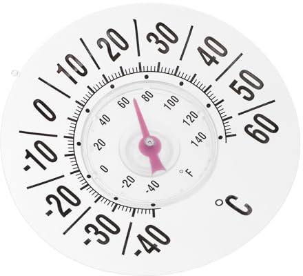 POPETPOP Fenster-thermometer Mit Saugnapf Präzises Raum Außenthermometer Für Babyzimmer Und Haushalt Geeignet Für Innen Außenbereiche Einfach Anzubringen Zuverlässige Temperaturanzeige