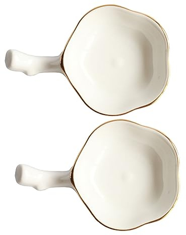 LIGIGWASH Soporte para Palillos y Cucharas de Cerámica en Color Claro Diseño de Flor de Ciruelo, Decoración de Mesa, 2 Piezas para Cena y Accesorios de Cocina