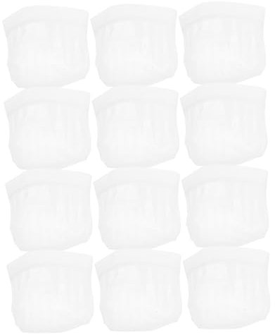STOBAZA 20pcs Disposable Chef Hat for Kitchen Cooking Food Service Hair Cap Unisex Chef Headwear Lightweight for Catering Work