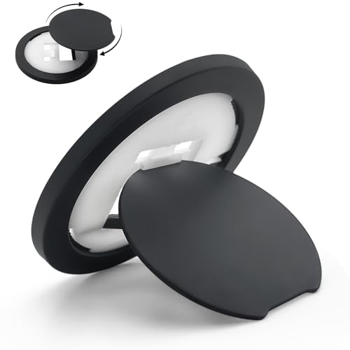 Coco Berming Anneau de Support pour Téléphone, Anneau Ultra Fin Rotation à 360° Convient pour Maison, Sport et d'autres Occasions, Compatible avec Plupart des Modèles (Noir)