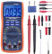 Kuman Multimètre Numérique True RMS 6000 Comptage Multimètre Manuel&Automatique de Gamme, Tension, Courant, Résistance, Température, Continuité, Capacité, Fréquence WH5000A