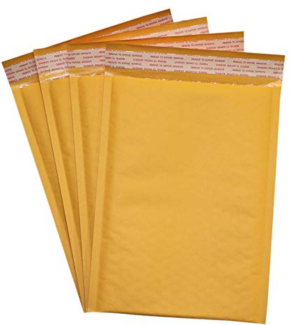 Secure Seal #1 7.25x12 Kraft Bubble Mailers Padded Shipping Envelopes (Pack of 100)