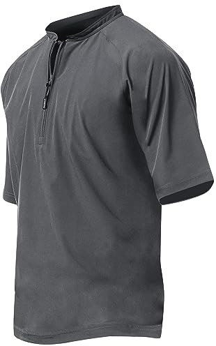 Champro Veste de Baseball Batting Cage, Mixte Homme, BSJ100AGH3X, Graphite, 3XL