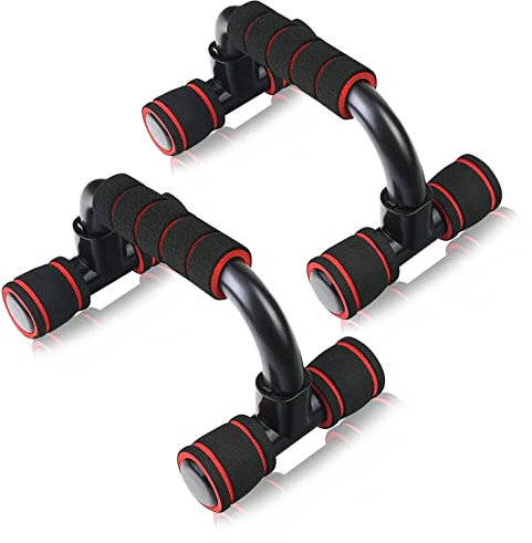 Flintronic Poignées de Pompe, 1 Paire Antiglissante Push Up Bars, Poignées d'appui Accueil Salle de Gym Exercise de Formation, pour Musculation des Bras Épaules Poitrine Dos Triceps Pectoraux