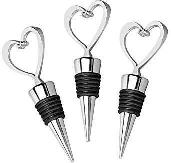 Tappi per bottiglie di vino,3 Pezzi di Tappo del Vino, Tappi Bottiglie Vino per Collezione Vino Vino Rosso Champagne Beer Saver Sealer.