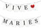1Pc Banderole VIVE les MARIES Guirlande Just Married pour Décoration Voiture Mariage Fiançailles avec Ruban