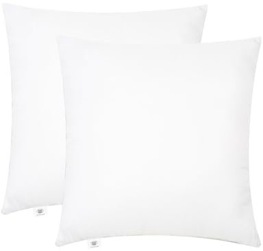 Makimoo Kopfkissen 2er Set (40 x 40 cm), Kissen für Bett und Dekokissen, Polyester Innenkissen Füllkissen for Sofakissen Zierkissen