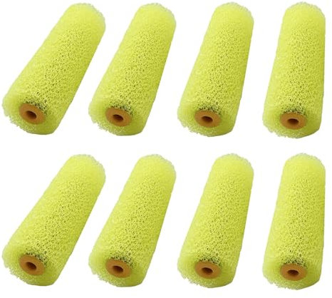 8 Pcs Big Texture Sponge Brush, Textured Roller, Mini Resilient Sponge Paint Roller, Foam Roller Paint Can Be Used for DIY Painting or Tool Decoration