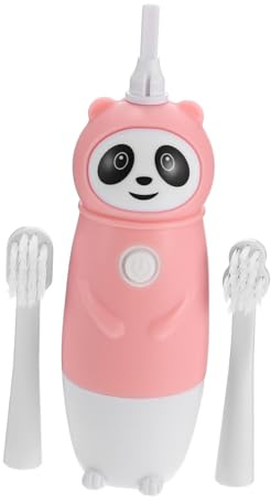Cepillo de Dientes Infantil Automático Rosa Ipx7 de Pp, 1 Juego | Bebés y Niños, Resistente al Agua, Funciona Pila Aaa No Incluida, Uso en Casa y Viaje