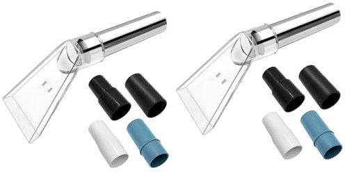 GIWFBQTR 2X D'Extracteur avec Tête Transparente pour Le Nettoyage des Tissus D'Ameublement et des Tapis, D'Aspiration de Détail de Voiture pour Extracteurs Portables A