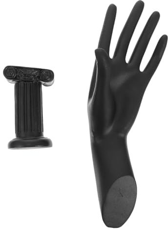 Veemoon Desktop Holder Dekorativer Multi- Ringstand Resin Für Schmuck Und Uhren Handmodell Für Schmuckpräsentation Und Aufbewahrung Für Zuhause Und Geschäfte