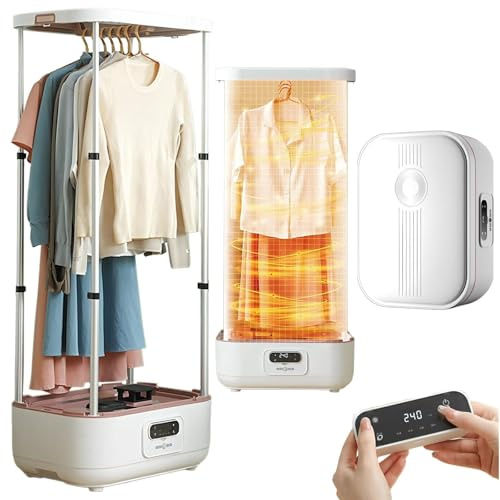 Plancha automática, secadora de ropa con control remoto y bolsa de secado, secadora de ropa portátil inalámbrica, plancha de vapor Scanovuss de secado rápido