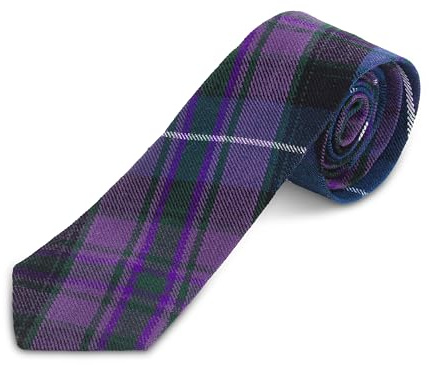 Hamilton Kilts Cravatta scozzese nero Stewart tartan scozzese tradizionale acrilico twill tessuto motivo a quadri, Orgoglio della Scozia, Taglia unica