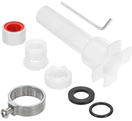 sourcing map Four in One Tub Adapter, Bathtub Faucet Spout Repair Kit with Assembly Tool Universal Fits for 1/2'' Copper Pipe, 1/2'' IPS and 3/4'' IPS