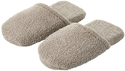 Excelsa Chaude Chaussons de Bain Femme, Éponge, Gris, 36-40