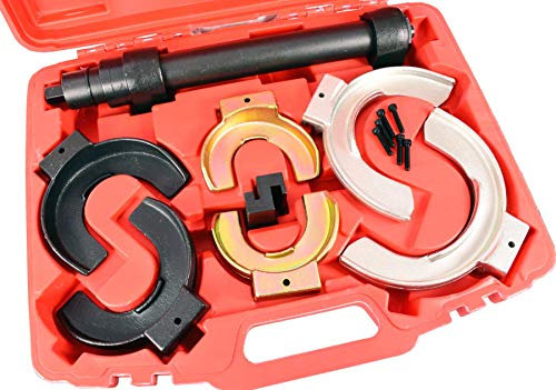 Federspanner Satz Universal Tuning Federbein Spannen Tieferlegung Kompressor Set Federbeinsysteme Werkzeug Kit mit Rotem Koffer