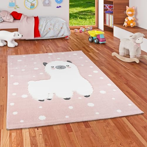 Pergamon Kinder Teppich Maui Kids Alpaka Rosa in 5 Größen