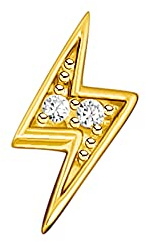 Thomas Sabo Einzel Ohrstecker Blitz 925 Sterling Silber H2217