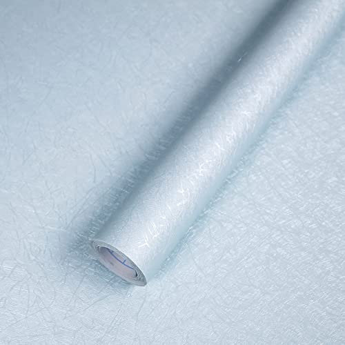 Abyssaly Self Adhesive Wallpaper Blue Sticky Back Plastic 40cm X 300cm Vinyl Peel and Stick Wallpaper for Home Decoration Kitchen Worktops Furniture Stickers