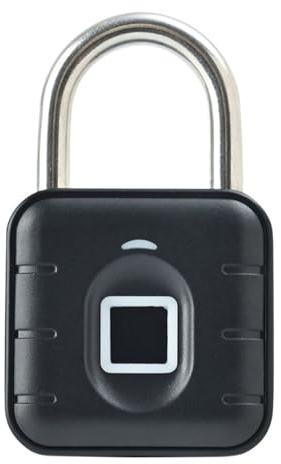 Candeon Lucchetto Biometrico, Blocco Impronte Digitali, Impermeabile, Batteria Lunga Durata, Per Borse, Valigie, Armadi, Porte Magazzini, Dormitori, Cantieri