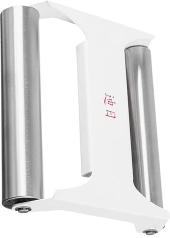 LABRIMP Mattarello Doppio in Acciaio Inox 304 Per Pizza e Pasta, Rullo Da Forno Resistente e Leggero Bordi Lisci, Utensile Da Cucina Per Stendere Impasti Di Biscotti e Ravioli, Per Uso Domestico