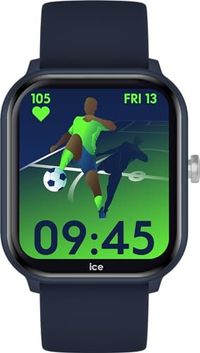 ICE-WATCH - Ice Smart Junior 2.0 Blue - Montre connectée Bleue pour Enfant avec Bracelet en Silicone Bleu - 022792 (1,75 Pouces)