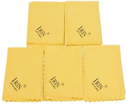 LAMDNL 5 paños de microfibra para instrumentos musicales, paños de microfibra para limpiar guitarras, toallas de algodón, paño de microfibra suave, fácil de limpiar