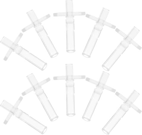 PRETYZOOM 10 Pezzi Cannuccia Per 6.2x3.7cm Bambini, Sostituzione Universale in Silicone, Trasparente, Anti-Perdita, Facile Da Pulire, Adatto Per Tazza Termica, Accessori Per Bottiglie D'Acqua